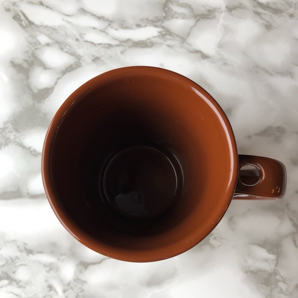 Milk Chocolate Brown Cafe Coffee Cup with a Built-In Matching Spoon - Picture 5 of 8